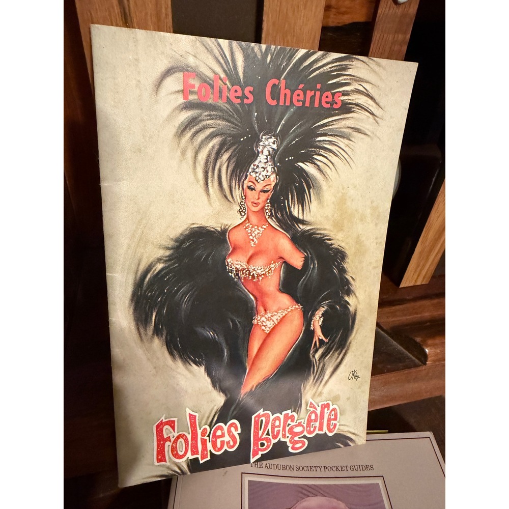 Vintage Folies Bergere Folies Cheries Paris Theater Program Paul Derval Souvenir